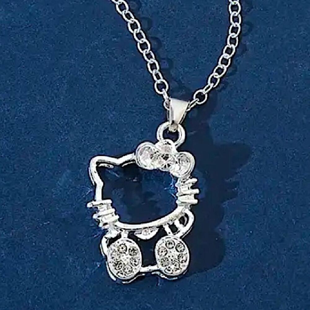 Hello Kitty, silver necklace